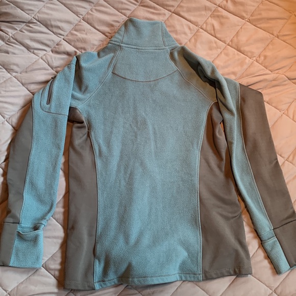 Columbia teal fleece sweater - Picture 4 of 6
